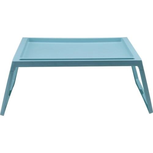 Plastic Folding Laptop Desk Bracket Student Dormitory Lazy Desk Simple Portable Bed Eating Small Table Bracket