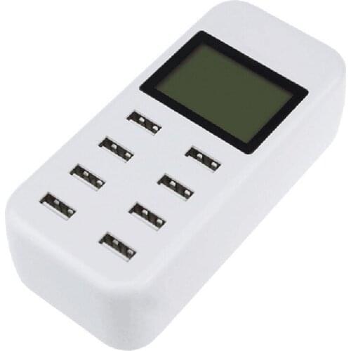 Portable Smart Wireless 8 Port USB Wall Travel Charger USB Socket Fast Charger for Iphone Ipad Tablet