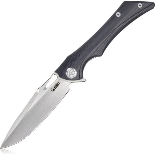 Kubey Raven KB245 EDC Outdoor Camping Hiking Folding Pocket Knife 3.9" AUS-10 Steel Blade with G10 Handle