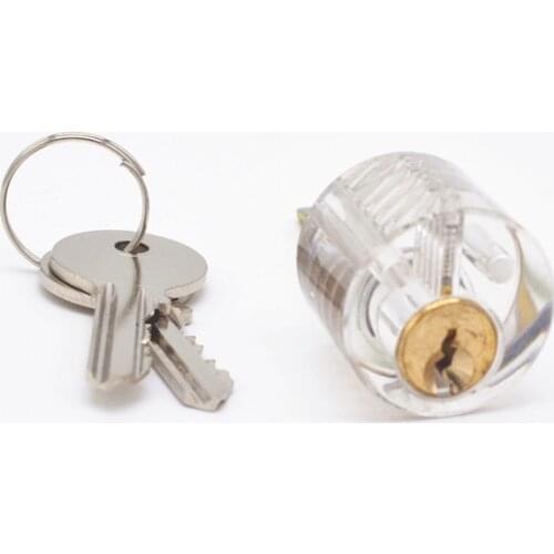 Transparent Locksmith Locks Cutaway Training Skill Professional Visible Practice Padlock Copper Lock Pick Tools Hardware