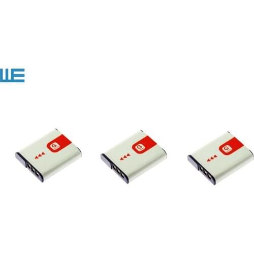 3pcs/Lot NP-BG1 NP-FG1 BG1 FG1 Battery for Sony DSC-T100 W30 DSC-W35 DSC-W50 DSC-W55 DSC-W70 DSC-W80 DSC-W90 DSC-W100 W120 W130