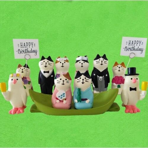 Home Decoration Accessories Ornaments Cartoon Resin Crafts Cake Decoration Home Car Decoration Christmas New Year Gifts 5x3cm