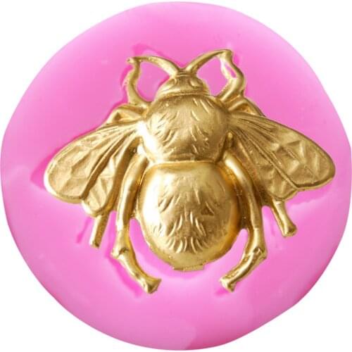 Aouke Bee Fondant Cupcake Decorating Molds Cake Silicone Mold Sugarpaste Candy Chocolate Gumpaste Clay Mould