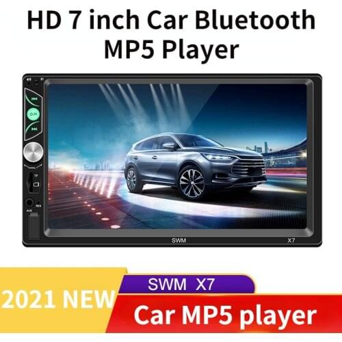 X7 7-inch Car Radio Screen Car Bluetooth MP5 High Definition Video Audio Player Radio Carplay Bluetooth Auto Audio Player Stereo