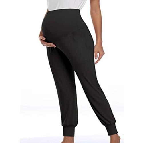 Pregnant Women Trousers Spring and Summer Modal Leggings Pregnant Women Stomach Lift Pants Casual Wear Maternity Dress