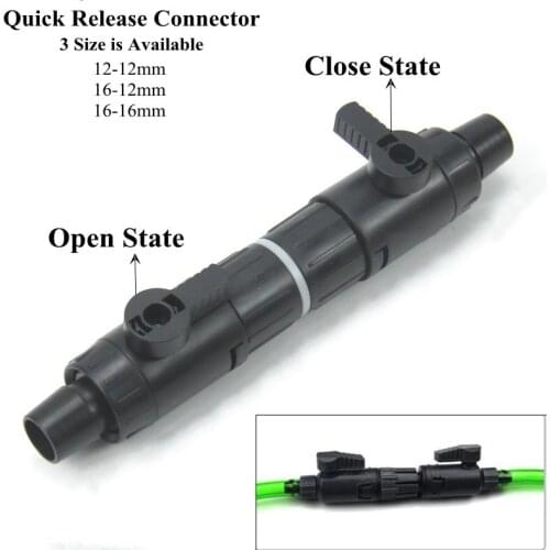 1pcs DIY Aquarium System Kit Fish Aquarium Hose Valve Pipe Valve Quick Release Connector Connector Adapter