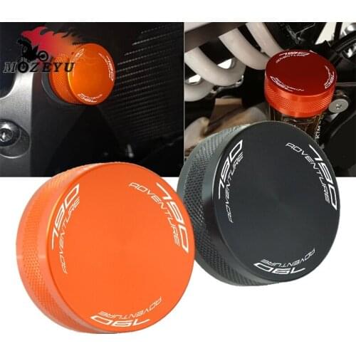 FOR 790 Adventure 790 Adventure R/S 2019 790 ADV R/S CNC Motorcycle Engine Oil Filter Cover Cap Rear brake oil cup cover