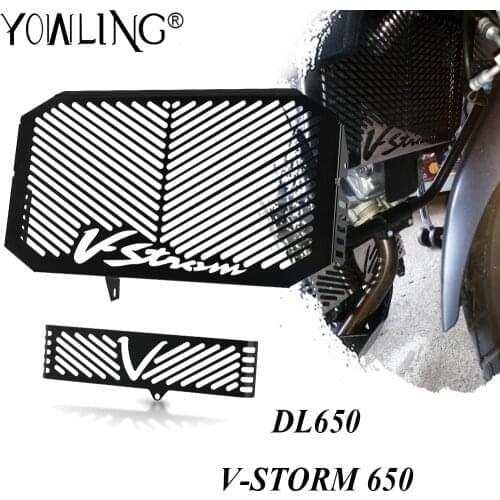 For Suzuki DL V-STORM VSTORM 650 DL650 2004 2005 2006 2007 2008 2009 2010 2011 Motorcycle Radiator Grille Guard Cover Protector