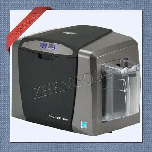 DTC1250e dual side card printer with use Fargo75333 YMCKO ribbon