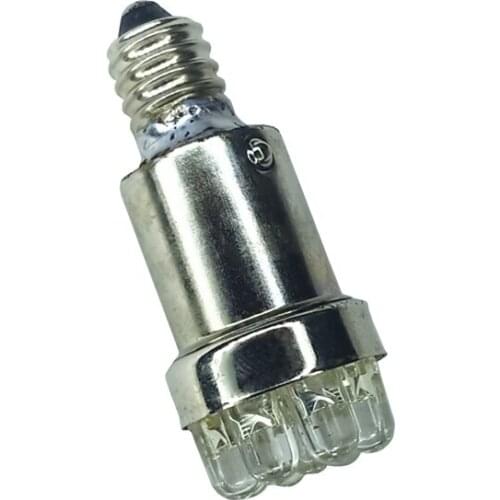 E10 Spotlight AC6V DC6V E10 small spotlight 12V 24V 36V E10 spotlight red E10 blue spotlight E10 led Concentrating type E10 led