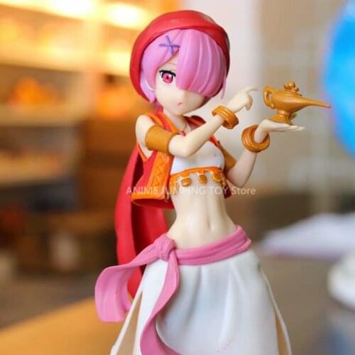 Re:Life In A Different World From Zero Ram Rem Anime Figure Cute Dancing Girl Action Model Ornament PVC Collection Model Toy
