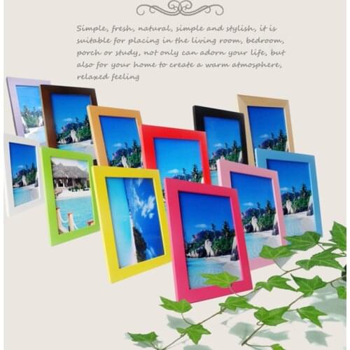 14 Colors Solid Wood Photo Frame With Size 5 6 7 8 10 12 inch A3 A4 Picture Frame Wall Decoration For Living Room Drawing Room