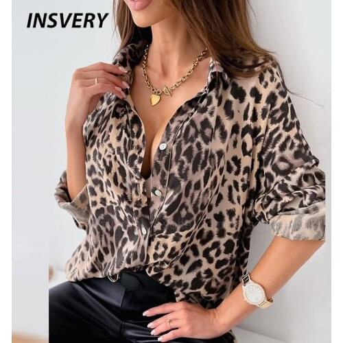 Леопардовые блузки INSVERY China At AliExpress