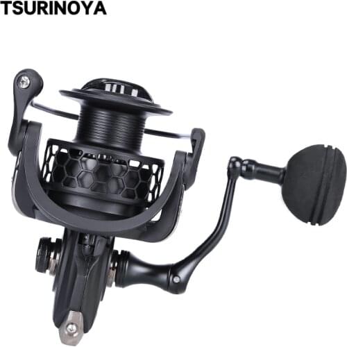 TSURINOYA Spinning Fishing Reel NA 2000 3000 4000 5000 9BB High-speed Ratio 5.2:1 Light Weight Stream Tout Bass Spinning Wheel