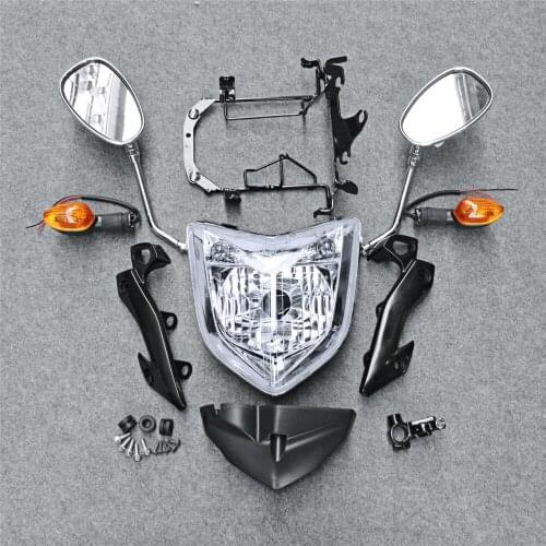 Fit For Yamaha FZ1N 06 07 08 09 Headlight Set Assembly Mirror Mount Bracket Turn Light Speedometer C