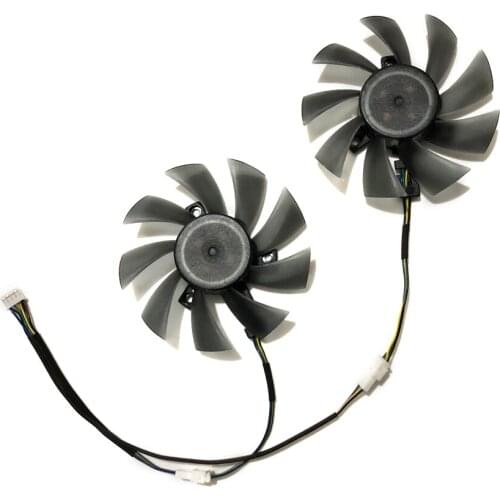 Kuroutoshikou R9 285 GPU VGA Alternative Cooler Cooling Fan For GALAKURO R9-285 Graphics Cards As Replacement