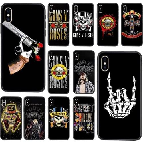 Guns N Roses Soft Phone Cover Les Meilleurs For Galaxy A02 A22 A71 A51 A50 A42 A40 A32 A31 A30S A21S A20 A20S A20E A12 5G