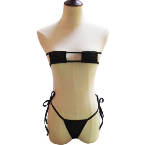 New micro bikini plus size swimwear women swimsuit women biquini bikinis Solid color square String Lace Triangle Thong Beach spa