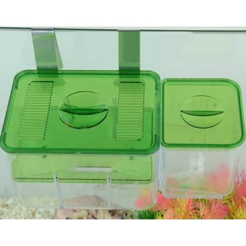 Clear Fish Breeding Box Aquarium Breeder Box Auto Circulating Hatching