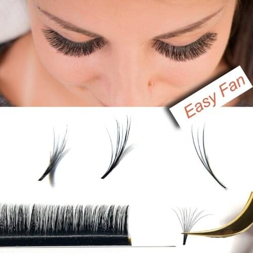 LASHPLUS Easy Fanning Eyelash Extensions Blooming Volume Eyelashes Auto Fans Camellia Individual Lash Extension Supplier