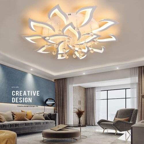 New product crystal light modern home lighting living room bedroom chandelier LED ceiling light