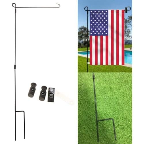 13MA Vertical Garden Flag Stand Frame Durable Stainless Steel Weather-Proof Premium