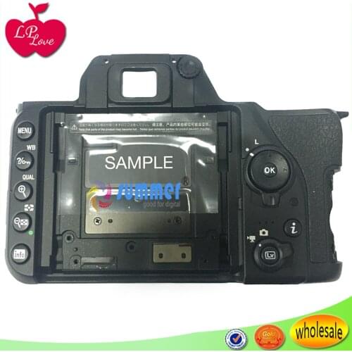 Rear Case Back Cover Ass'y No LCD Display Screen Unit and Hinge Flex Cable For Nikon D7500 Camera Repair Parts