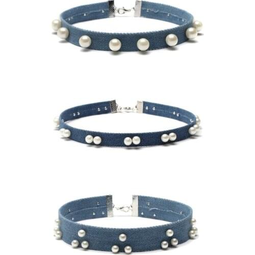 Female Black Collar Short Necklace women choker Combination Sets Different Types Ladies Jewelry Chain Decoration Gift Present