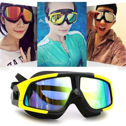 Adult Diving Anti- Fog Goggles Swimming Goggles Swim Multi Eyewear