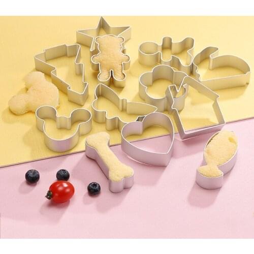 30 Style Cookie Cutters Moulds Cute Animal Shape Biscuit Mold Aluminum Alloy DIY Fondant Pastry Decorating Baking Kitchen Tools