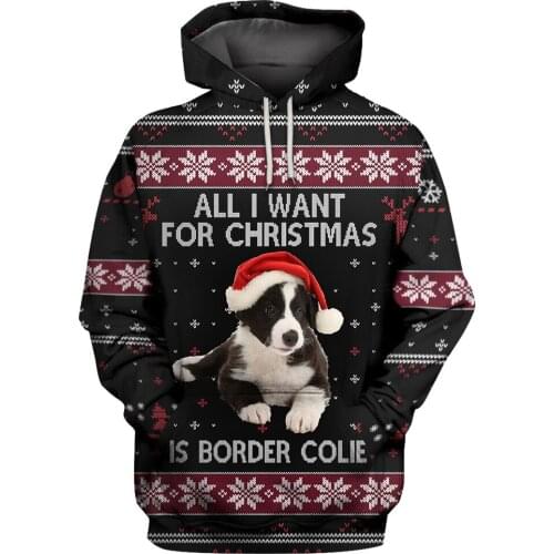 Border Colie 3D Hoodies Printed Pullover Men For Women Funny Sweatshirts Fashion Cosplay Apparel Sweater Drop Shipping 02