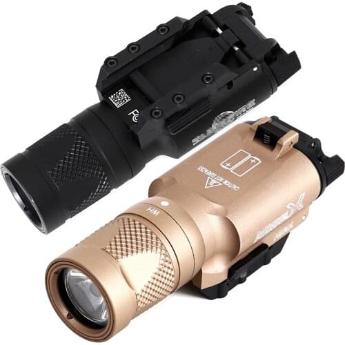 500 Lumens LED strobe Weapon light Tactical X300V Pistol Flashlight Glock Handgun Airsoft Picatinny rail X300 series