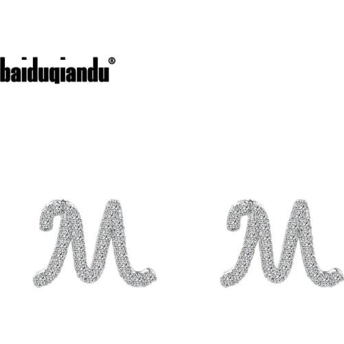Baiduqiandu Women's Silver Earrings