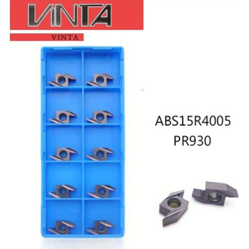 Free shipping CNC Precision Automatic Lathe Inserts ABS15R4015 ABS15R4005 PR930 Back Turning Blades Cutters