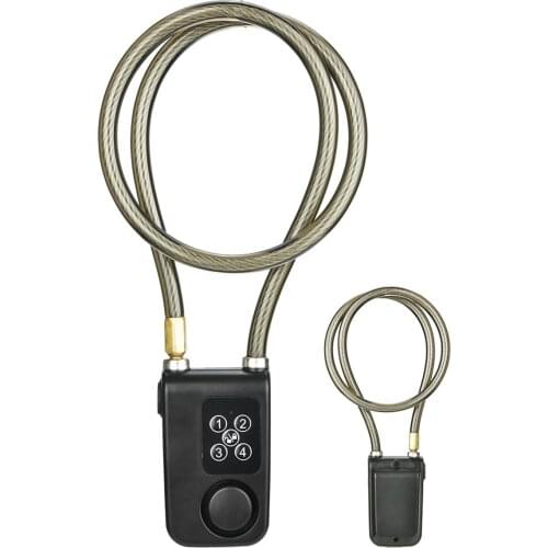 Y787R Wireless Remote Control Alarm Lock IP55 waterproof and dust-proof Electric Bike Motorcycle Code Steel Cable Chain Lock