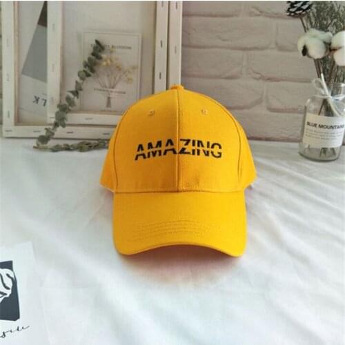 The latest Amazing letters embroidered baseball cap high quality cotton hat fashion men women outdoor hat youth trend hat