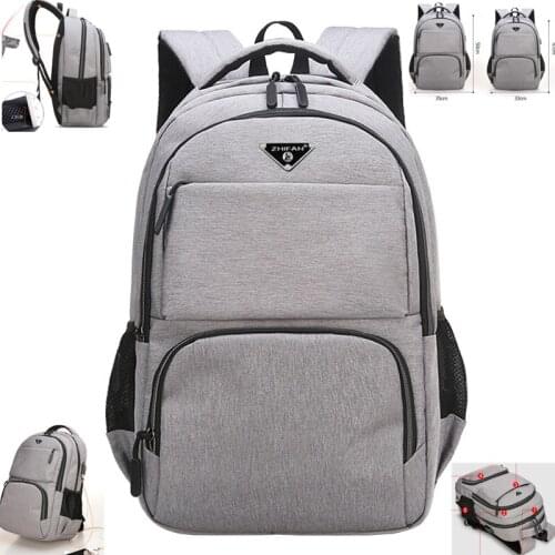 Large 15.6 Inch /17.3 Inch Laptop Backpack USB Men Computer SchoolBag Business Bag Oxford Waterproof Rucksack College Daypack