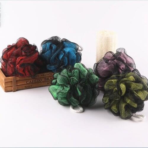 Shower flowers Bath Ball Mesh Pouf Home Exfoliating Rich Bubbles Body Wash Scrubber Balls Shower flower