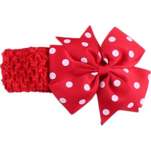 Baby headband for baby 1Pcs Kids cotton cute Turban Headband Girls Baby colorful Bowknot Hair Accessories Hair bands L5010912