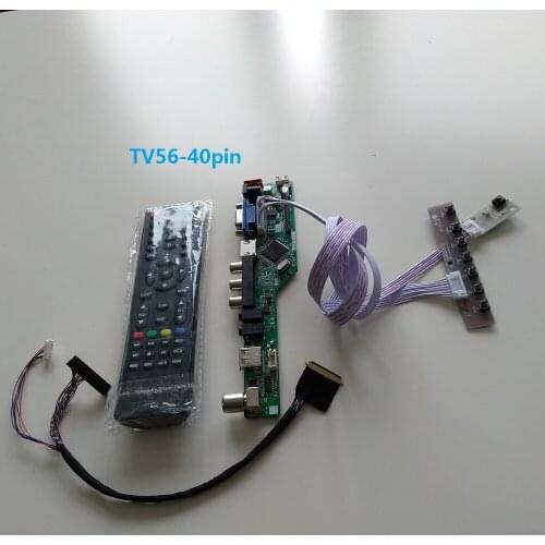 For LTN156AT24 1366X768 TV HDMI USB LED Controller Board Panel Screen monitor 15.6" VGA AV card AUDIO LCD DRIVER kit DIY