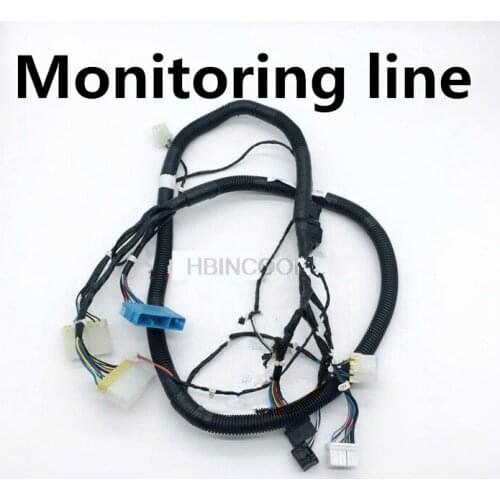 For PC 200-7 PC 220-7 PC 300-7 Excavator display monitor line 208-53-12920 Imported high quality display accessories