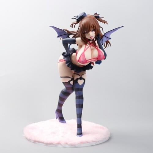 I/7 Scale Anime Native Mataro Pink Cat Lilith Girl PVC Action Figure Toy Game Statue Collectible Model Doll
