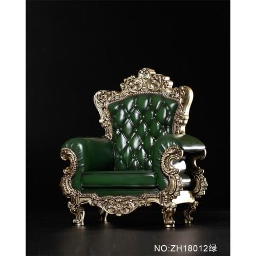 ZH18012 1/6 Scale Figure Accessory 4 Colors Single Sofa Figure 3.0 Red/Green/Blue/ Purple Sofa Model Toy for 12'' Figure Dolls