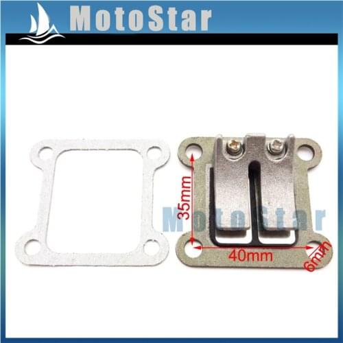 Reed Valve Block Gasket For 2 Stroke 47cc 49cc Engine Mini Moto Kids ATV Quad 4 Wheeler Dirt Bike Pocket Bike Minimoto