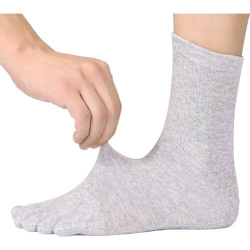 1Pairs/Lot Japanese Style Tabi Toe Socks Cotton Men Women Bamboo Fiber Deodorant Breathable Separate Kimono Five Fingers