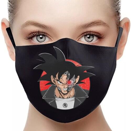 Fashion Japanese Style Anime Adult Halloween Mask Cospaly Men Women Face-Protection Cycling Sports Breathable Party Cotton Masks