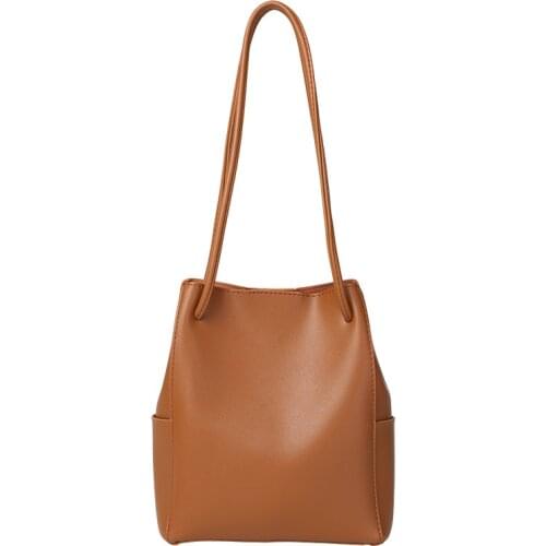 New Fashion Mother and Son BagLadies Bag Soft Leather Bucket Bag Leisure Magnetic Buckle One Shoulder Messenger BagFree Shipping