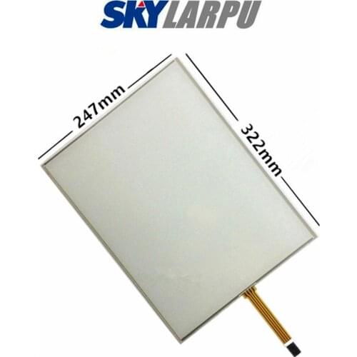 New 15''Inch 4 Wire 4:3 Resistive Touchscreen Panel Machines Industrial Medical Equipment 322mm*247mm Touchpanel Glass Free Ship