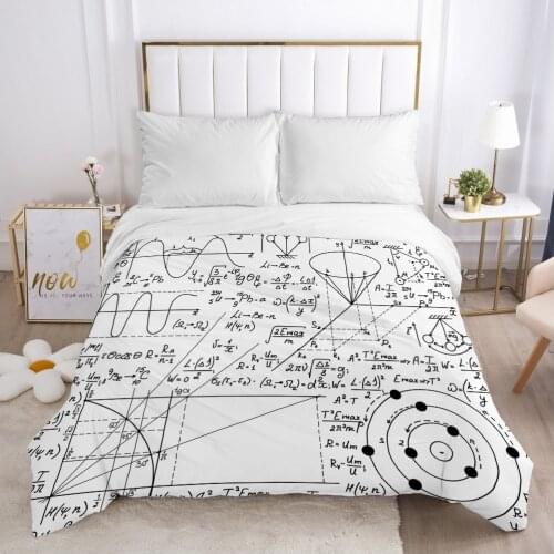 Geometry Duvet cover Quilt/Blanket/Comfortable Case Double King Bedding 140x200 240x220 200x200 for Home white