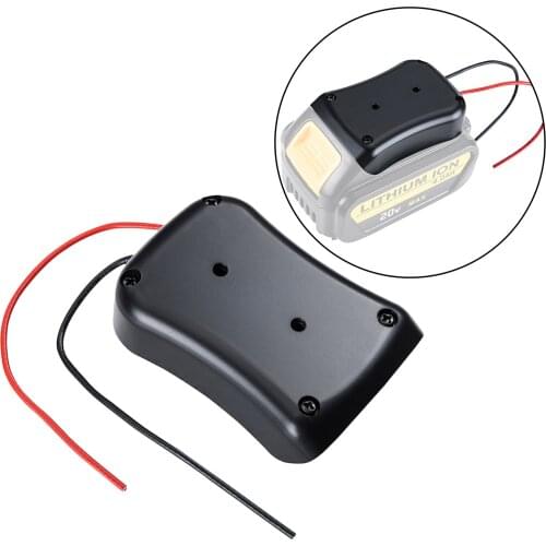 Wired Battery Adapter for 18V Dock Power Connector 12 Gauge Robotics